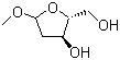 1-O-Methyl-2-deoxy-D-ribose molecular structure (CAS 60134-26-1)