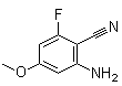 2-Amino-6-fluoro-4-methoxybenzonitrile molecular structure (CAS 601517-02-6)