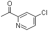 结构式 CAS# 60159-37-7, 1-(4-氯吡啶)-2-乙酮
