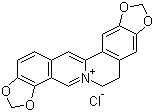 氯化黄连碱分子结构 (CAS 6020-18-4)