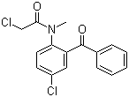 N-甲基-2'-苯甲酰-2,4'-二氯乙酰苯胺分子结构 (CAS 6021-21-2)