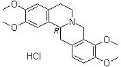 (R)-四氢帕马丁盐酸盐分子结构 (CAS 6024-83-5)