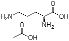 L-Ornithine acetate molecular structure (CAS 60259-81-6)