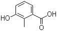 2-甲基-3-羟基苯甲酸分子结构 (CAS 603-80-5)