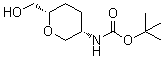 1,5-Anhydro-2,3,4-trideoxy-2-[[(1,1-dimethylethoxy)carbonyl]amino]-D-threo-hexitol molecular structure (CAS 603130-24-1)