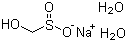 Sodium formaldehydesulfoxylate dihydrate molecular structure (CAS 6035-47-8)