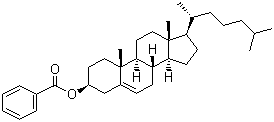 胆固醇苯甲酸酯分子结构 (CAS 604-32-0)
