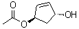 (1R-trans)-4-Cyclopentene-1,3-diol monoacetate molecular structure (CAS 60410-17-5)