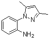 3,5-二甲基-1-(2-氨基苯基)吡唑分子结构 (CAS 60418-47-5)