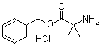 2-氨基-2-甲基丙酸苄基酯盐酸盐分子结构 (CAS 60421-20-7)
