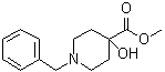 结构式 CAS# 60437-30-1, 1-苄基-4-羟基哌啶-4-羧酸甲酯