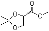 Methyl (S)-2,2-dimethyl-1,3-dioxolane-4-carboxylate molecular structure (CAS 60456-21-5)