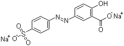 酸性媒介深黄 GG分子结构 (CAS 6054-99-5)