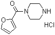 1-(2-Furanylcarbonyl)piperazine hydrochloride molecular structure (CAS 60548-09-6)