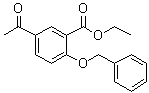 5-Acetyl-2-(phenylmethoxy)benzoic acid ethyl ester molecular structure (CAS 60561-28-6)