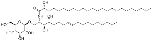 Momor-cerebroside I molecular structure (CAS 606125-07-9)