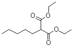 戊基丙二酸二乙酯分子结构 (CAS 6065-59-4)