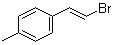 1-(2-溴乙烯基)-4-甲基苯分子结构 (CAS 60655-80-3)