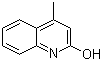 结构式 CAS# 607-66-9, 2-羟基-4-甲基喹啉