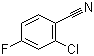2-氯-4-氟苯腈分子结构 (CAS 60702-69-4)