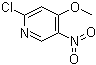 2-Chloro-4-methoxy-5-nitropyridine molecular structure (CAS 607373-83-1)