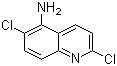 structure of CAS# 607380-28-9, 2,6-Dichloroquinolin-5-amine