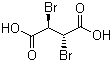 structure of CAS# 608-36-6, meso-2,3-Dibromosuccinic acid;(2S,3R)-2,3-dibromobutanedioic acid