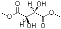 L-(+)-酒石酸二甲酯分子结构 (CAS 608-68-4)