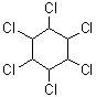 结构式 CAS# 608-73-1, 1,2,3,4,5,6-六氯环己烷