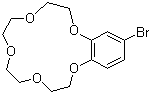 4-溴苯并-15-冠醚-5分子结构 (CAS 60835-72-5)