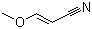 structure of CAS# 60838-50-8, 3-Methoxyacrylonitrile;3-Methoxy-2-propenenitrile