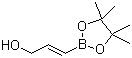(E)-3-(4,4,5,5-Tetramethyl-1,3,2-dioxaborolan-2-yl)-2-propen-1-ol molecular structure (CAS 608534-39-0)