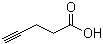 4-戊炔酸分子结构 (CAS 6089-09-4)