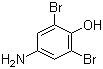 4-Amino-2,6-dibromophenol molecular structure (CAS 609-21-2)
