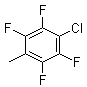 1-氯-2,3,5,6-四氟-4-甲基苯分子结构 (CAS 60903-82-4)