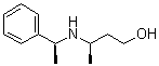 (3R)-3-[[(1S)-1-苯基乙基]氨基]-1-丁醇分子结构 (CAS 60920-20-9)