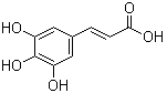 3,4,5-三羟基肉桂酸分子结构 (CAS 6093-59-0)