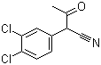 2-(3,4-二氯苯基)-3-氧代丁腈分子结构 (CAS 6097-31-0)