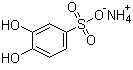 3,4-Dihydroxybenzenesulfonic acid monoammonium salt molecular structure (CAS 6099-56-5)