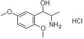 盐酸甲氧明分子结构 (CAS 61-16-5)