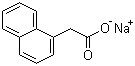1-萘乙酸钠分子结构 (CAS 61-31-4)