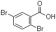 structure of CAS# 610-71-9, 2,5-Dibromobenzoic acid