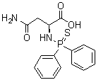 N2-(Diphenylphosphinothioyl)-L-asparagine molecular structure (CAS 61058-04-6)