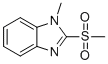 1-Methyl-2-(methylsulfonyl)-1H-benzimidazole molecular structure (CAS 61078-14-6)