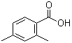 2,4-Dimethylbenzoic acid molecular structure (CAS 611-01-8)