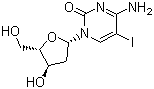 5-碘-2'-脱氧胞苷分子结构 (CAS 611-53-0)