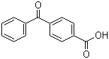 structure of CAS# 611-95-0, 4-Benzoylbenzoic acid;Benzophenone-4-carboxylic acid