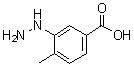 3-Hydrazinyl-4-methylbenzoic acid molecular structure (CAS 61100-70-7)