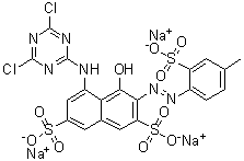 Reactive Brilliant Red X 7B molecular structure (CAS 61109-27-1)