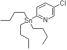 5-Chloro-2-(tributylstannyl)pyridine molecular structure (CAS 611168-63-9)